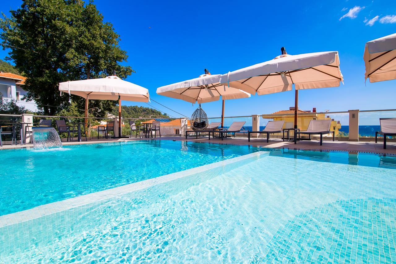 Semiramis Luxury Suites Chrisi Ammoudia Exterior foto